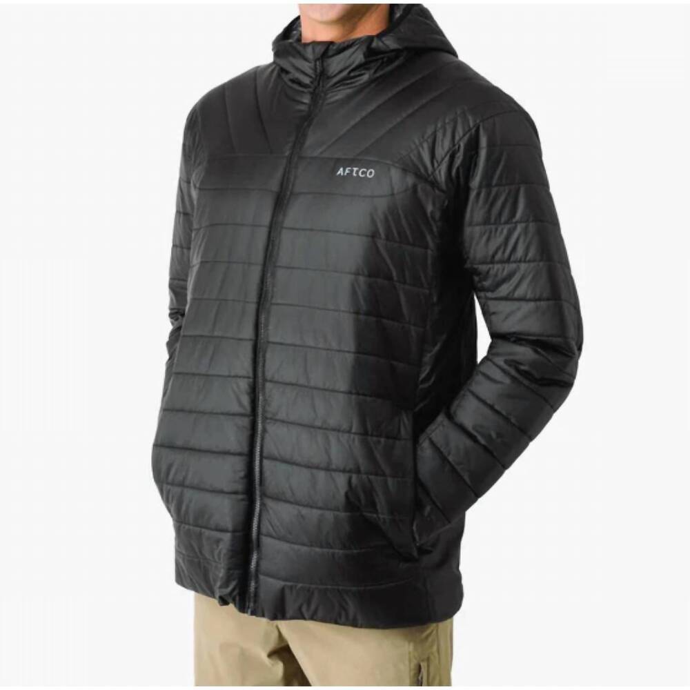 NEW AFTCO drift puffer jacket in black